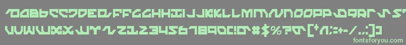 Шрифт NightrunnerExtraCondensed – зелёные шрифты на сером фоне