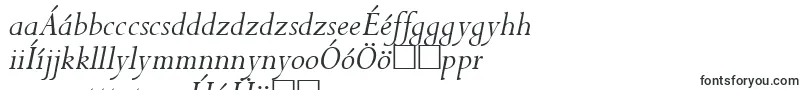 Шрифт PurloinItalic – венгерские шрифты