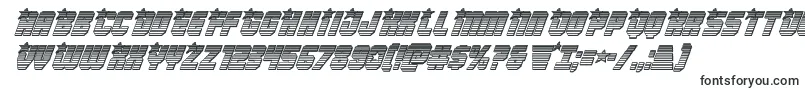 Шрифт Armyrangerschromeital – высокие шрифты