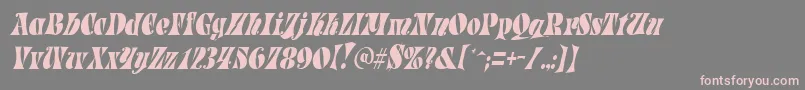 Más sobre la fuente ParadetightItalic fuente ParadetightItalic – Fuentes Rosadas Sobre Fondo Gris