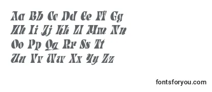 ParadetightItalic Font