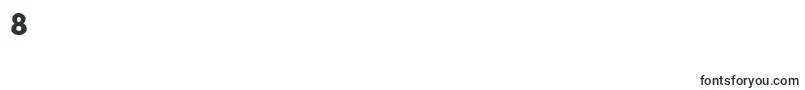 LaplandExtrabold Font – Fonts for Digit 8