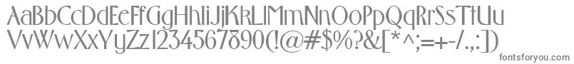 GabrielBold-fontti – harmaat kirjasimet valkoisella taustalla