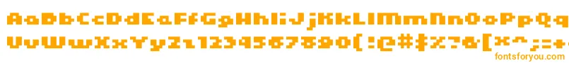 Шрифт Kroeger0465 – оранжевые шрифты
