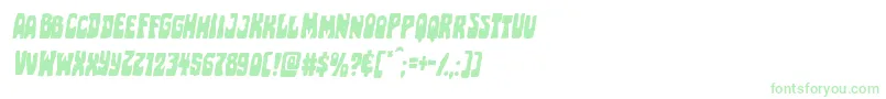Pocketmonsterital-Schriftart – Grüne Schriften