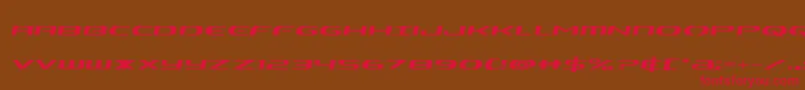 Alphamensemital Font – Red Fonts on Brown Background