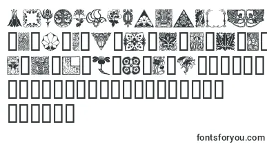 Oldfloralillustration font – Fonts Flowers