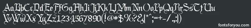 Labrit ffy Font – White Fonts on Black Background