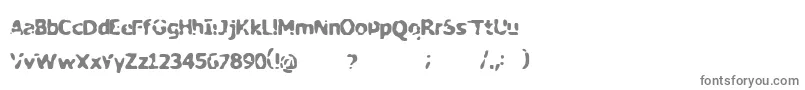 My Font – Gray Fonts on White Background