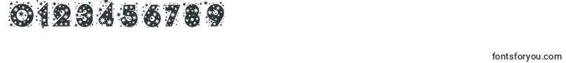GlitterFont Font – Fonts for Numbers and Digits