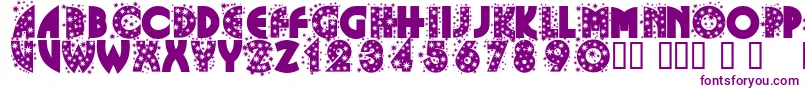 GlitterFont-fontti – violetit fontit