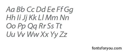 MyriadwebproItalic Font