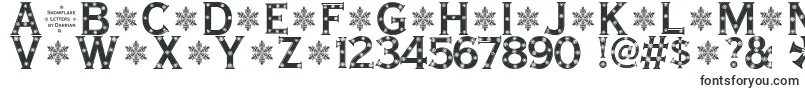 SnowflakeLetters-fontti – Fontit Corel Draw'lle