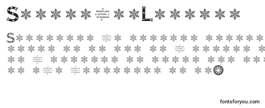 SnowflakeLetters-fontti