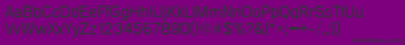 MercedesRegular Font – Black Fonts on Purple Background