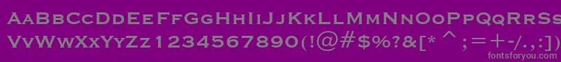 More about CopprplgothBdBtBold Font CopprplgothBdBtBold Font – Gray Fonts on Purple Background