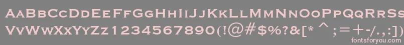 Más sobre la fuente CopprplgothBdBtBold fuente CopprplgothBdBtBold – Fuentes Rosadas Sobre Fondo Gris