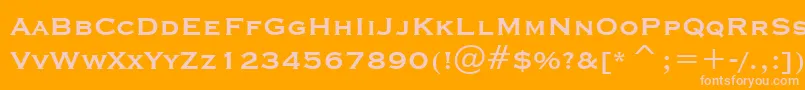 CopprplgothBdBtBoldフォントについての詳細 フォントCopprplgothBdBtBold – オレンジの背景にピンクのフォント