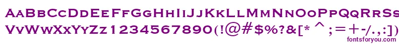 CopprplgothBdBtBold Font – Purple Fonts on White Background
