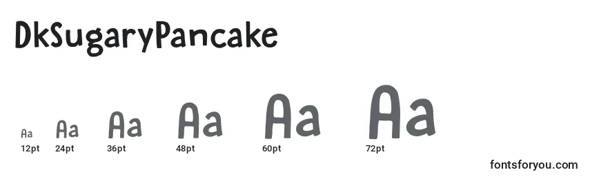 Größen der Schriftart DkSugaryPancake