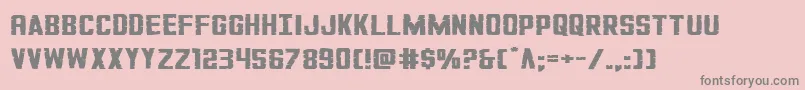 GiIncognitosquat Font – Gray Fonts on Pink Background