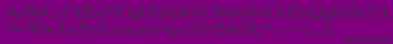 Oflgoudystmtt Font – Black Fonts on Purple Background