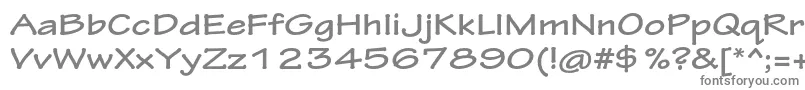 Czcionka TektonproBoldext – szare czcionki
