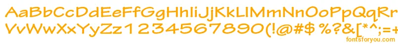 Weitere Informationen zur TektonproBoldext-Schriftart TektonproBoldext-Schriftart – Orangefarbene Schriften auf weißem Hintergrund