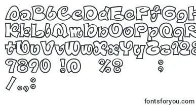 D3SpiralismOutline font