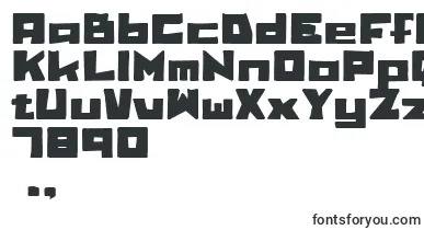  Bbobtrial font