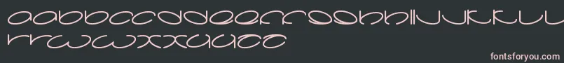 Lanitta Font – Pink Fonts on Black Background