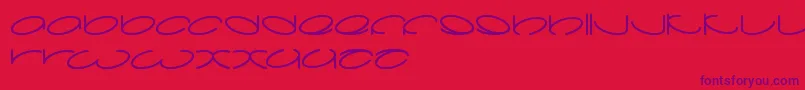 fuente Lanitta – Fuentes Moradas Sobre Fondo Rojo