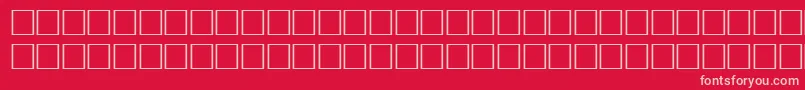 TempestheavyitalRegular Font – Pink Fonts on Red Background