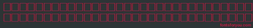 TempestheavyitalRegular Font – Red Fonts on Black Background