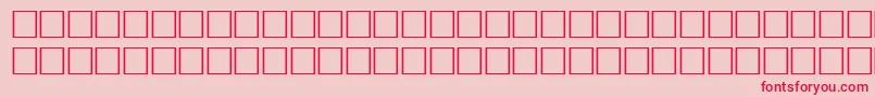 フォントTempestheavyitalRegular – ピンクの背景に赤い文字