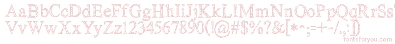 Kgnoregretssketch Font – Pink Fonts