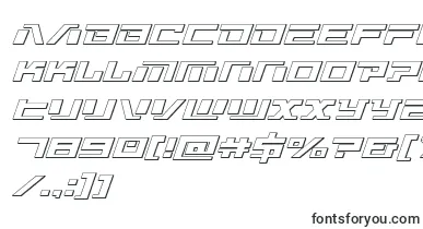  Warmachine3D font