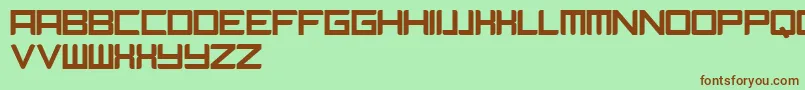 Camieis Font – Brown Fonts on Green Background