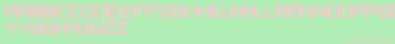 Camieis Font – Pink Fonts on Green Background