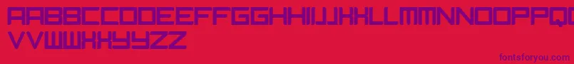 Camieis Font – Purple Fonts on Red Background
