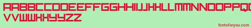 Camieis Font – Red Fonts on Green Background