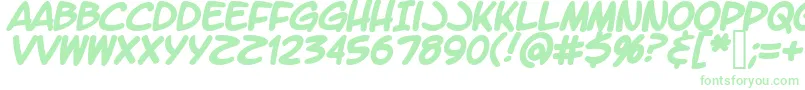 Fonte LetteromaticBold – fontes verdes