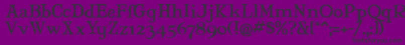 Maryjm Font – Black Fonts on Purple Background