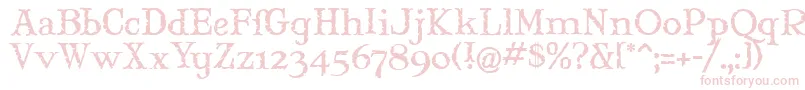 Maryjm Font – Pink Fonts on White Background