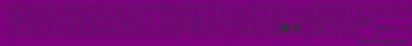 AGlobusotl Font – Black Fonts on Purple Background