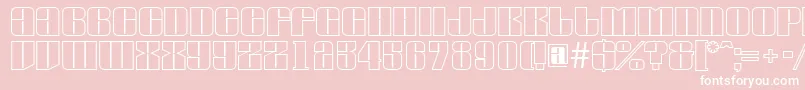 AGlobusotl Font – White Fonts on Pink Background