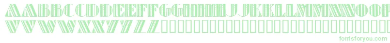 RetroElite Font – Green Fonts on White Background