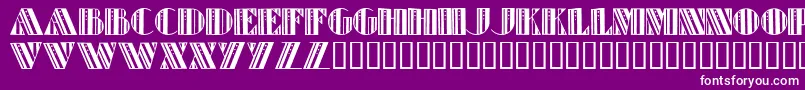 RetroElite Font – White Fonts on Purple Background