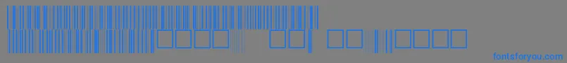 V100005 Font – Blue Fonts on Gray Background