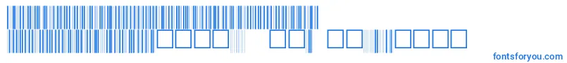 V100005 Font – Blue Fonts on White Background